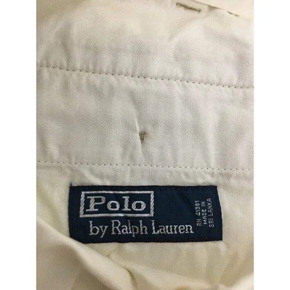 Polo Ralph Lauren Pants Men's Size 35 / 32 Beige Khaki 100% Cotton 35x32 New NWT